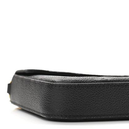 Louis Vuitton Empreinte Pochette Felicie Chain Wallet Black 9 of 11