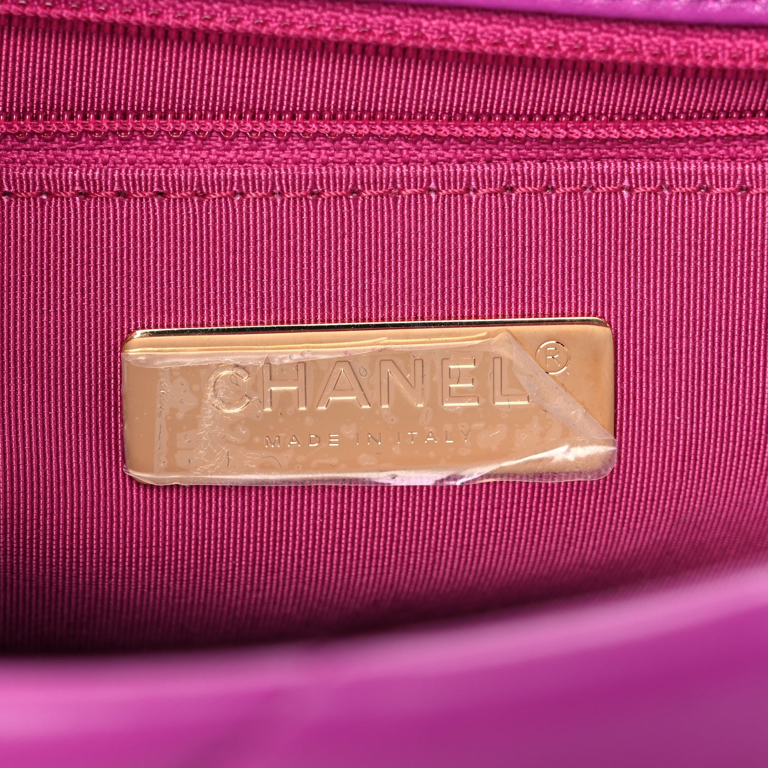Chanel Lambskin Quilted Medium Chanel 19 Flap Purple 6 of 11