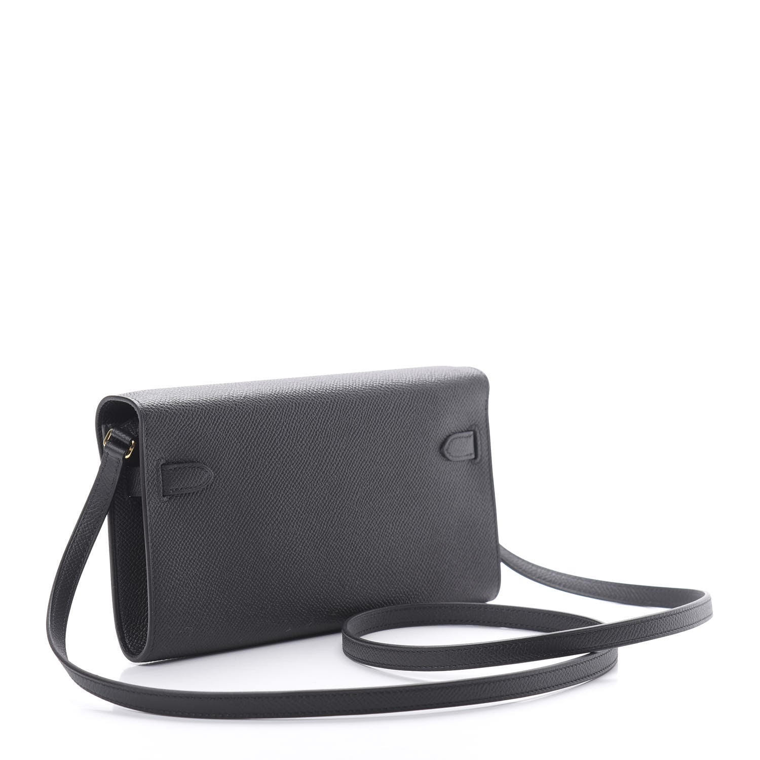 Hermes Epsom Kelly Wallet To Go Black 3 of 11