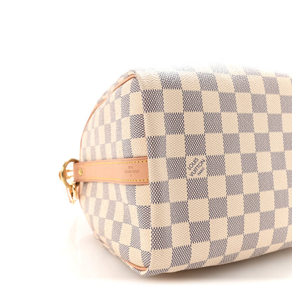 Louis Vuitton Damier Azur Speedy Bandouliere 25 9 of 10