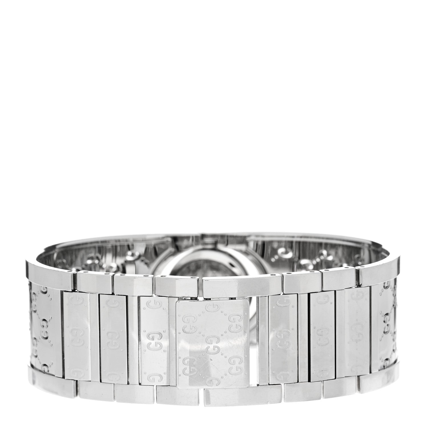 Gucci Stainless Steel Diamond Bezel Mother of Pearl 23mm Twirl Quartz Watch 3 of 5