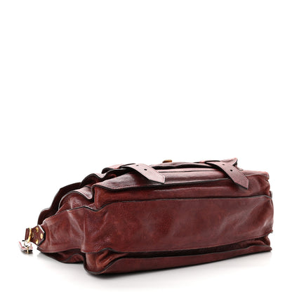 Proenza Schouler Lambskin Medium PS1 Satchel Burgundy 3 of 10