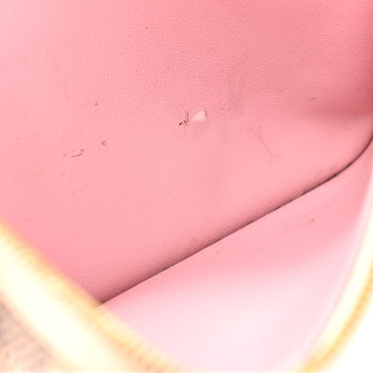 Louis Vuitton Damier Azur Pochette Felicie Chain Wallet Rose Ballerine 16 of 18