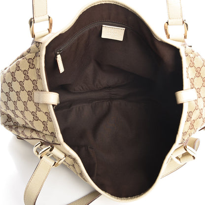 Gucci Monogram Medium Abbey Shoulder Bag Ivory 5 of 7