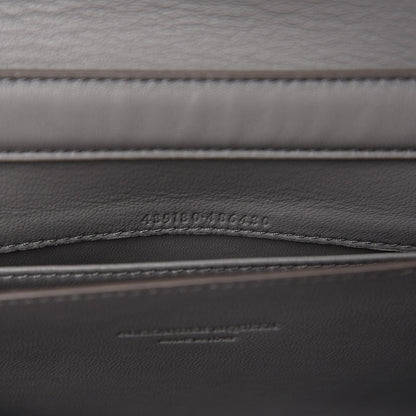 Alexander McQueen Calfskin Insignia Pouch Grey 7 of 9
