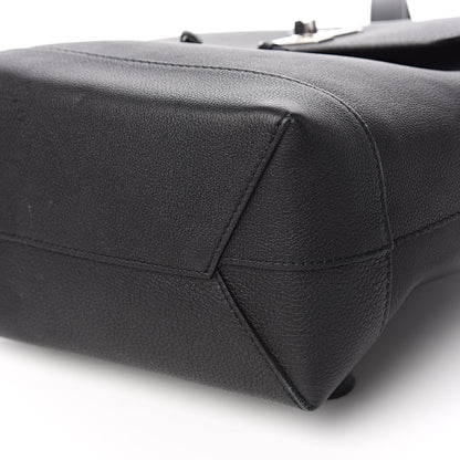 Louis Vuitton Calfskin Lockme Backpack Black 9 of 10