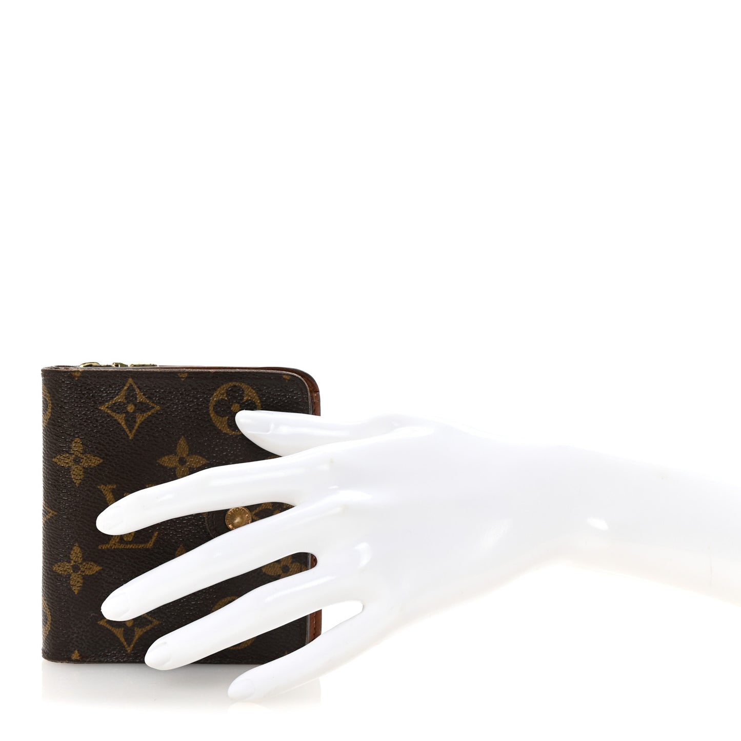 Monogram Compact Zippe Zipped Wallet