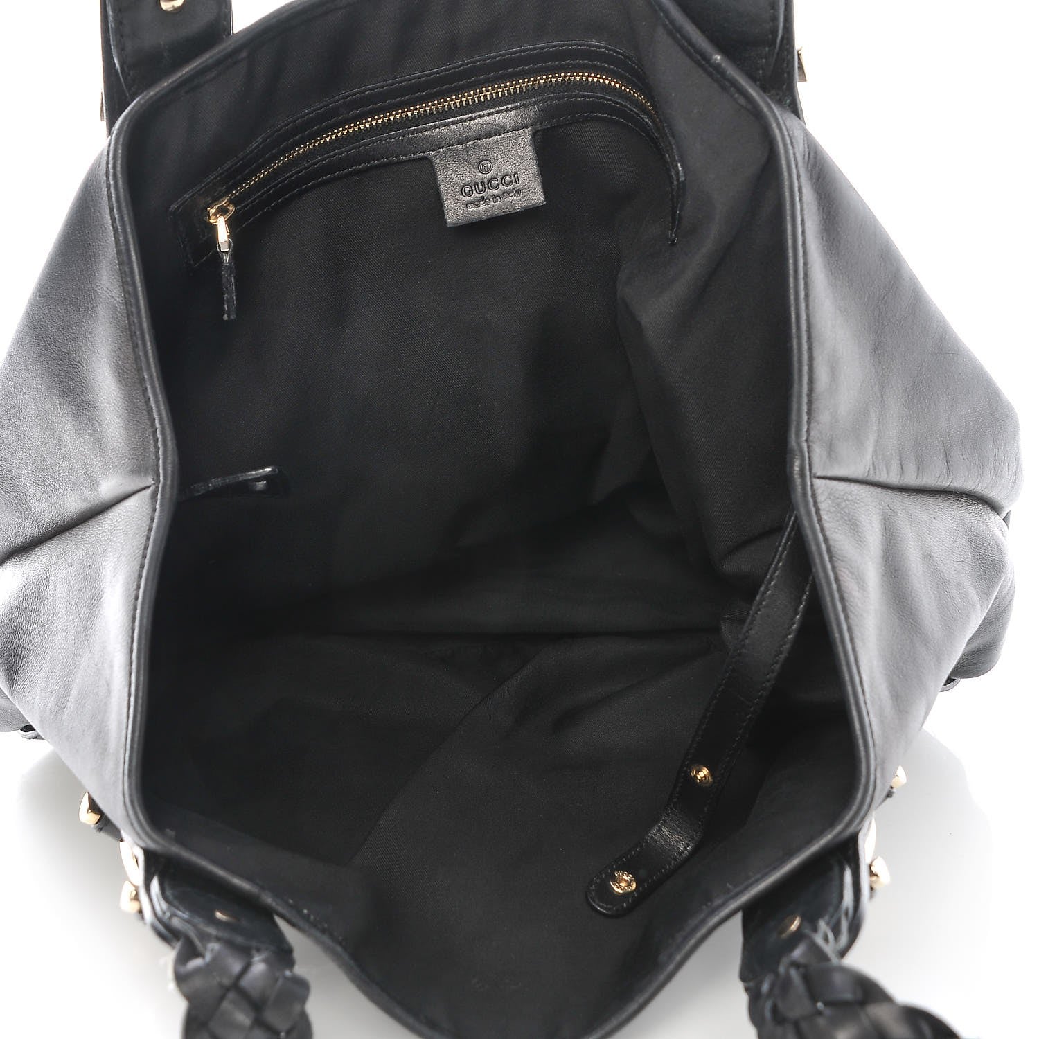 Gucci Calfskin Medium Pelham Shoulder Bag Black 7 of 11