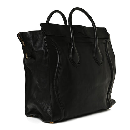 Celine Smooth Calfskin Medium Phantom Luggage Black 3 of 18