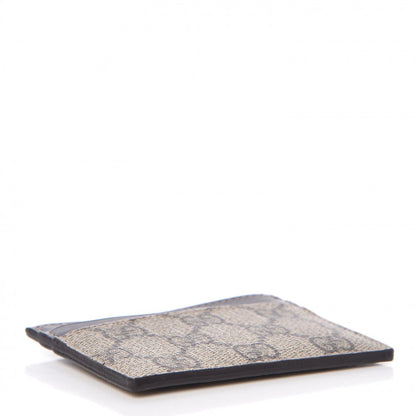 Gucci GG Supreme Monogram Card Holder Dark Brown 4 of 7