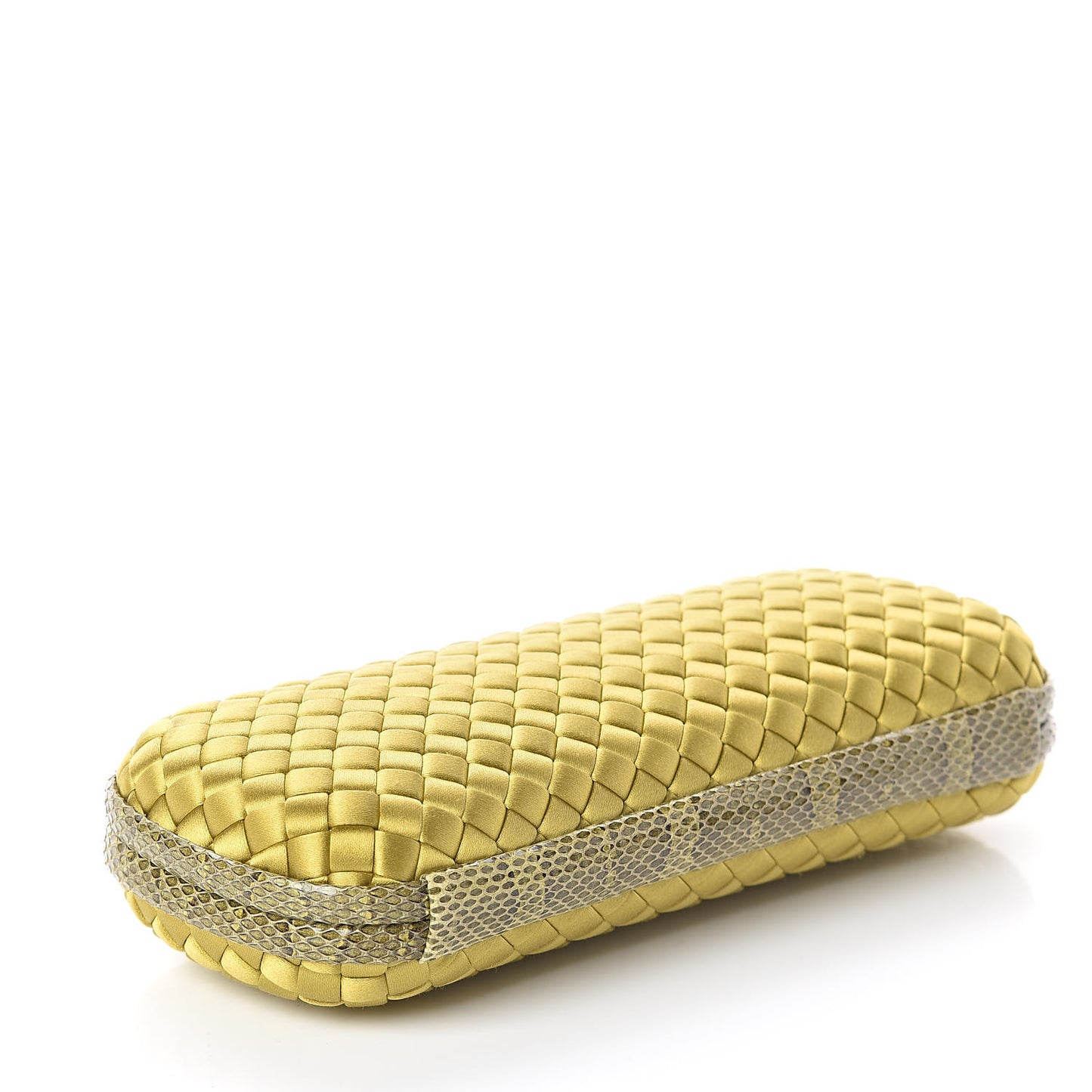 Satin Intreccio Impero Ayers Stretch Knot Clutch Duchesse