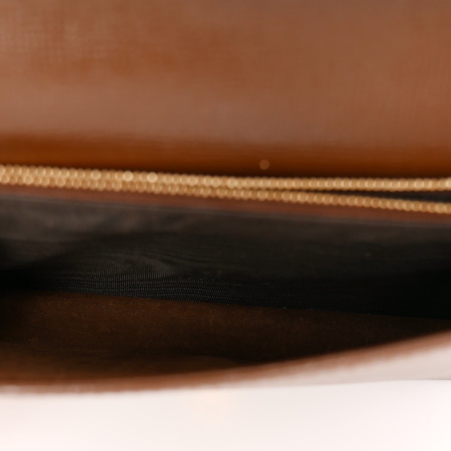 Gucci GG Supreme Monogram Azalea Calfskin Horsebit 1955 Wallet On Chain Beige Ebony Brown Sugar 5 of 9