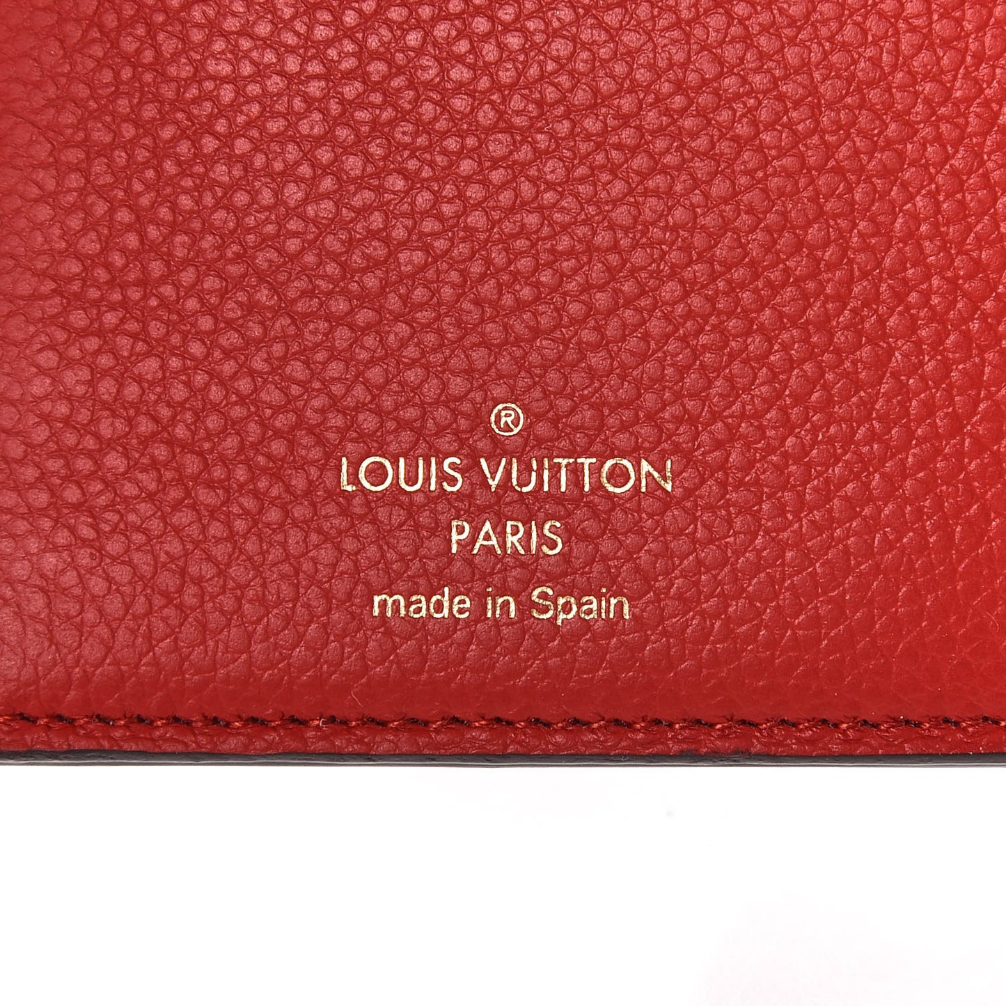 Monogram Pallas Compact Wallet Cherry