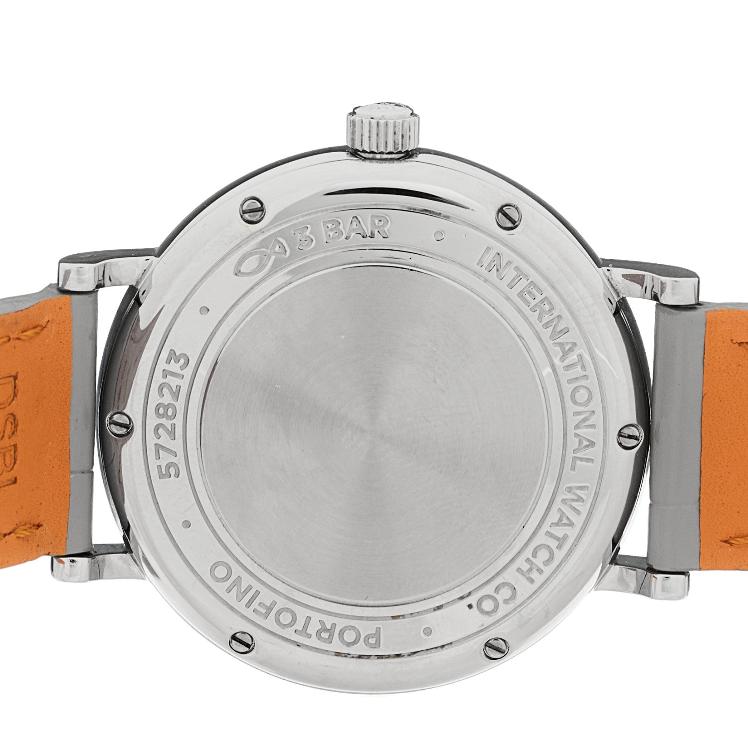 IWC Stainless Steel Crocodile Diamond 37mm Portofino Automatic Watch IW458101 4 of 4