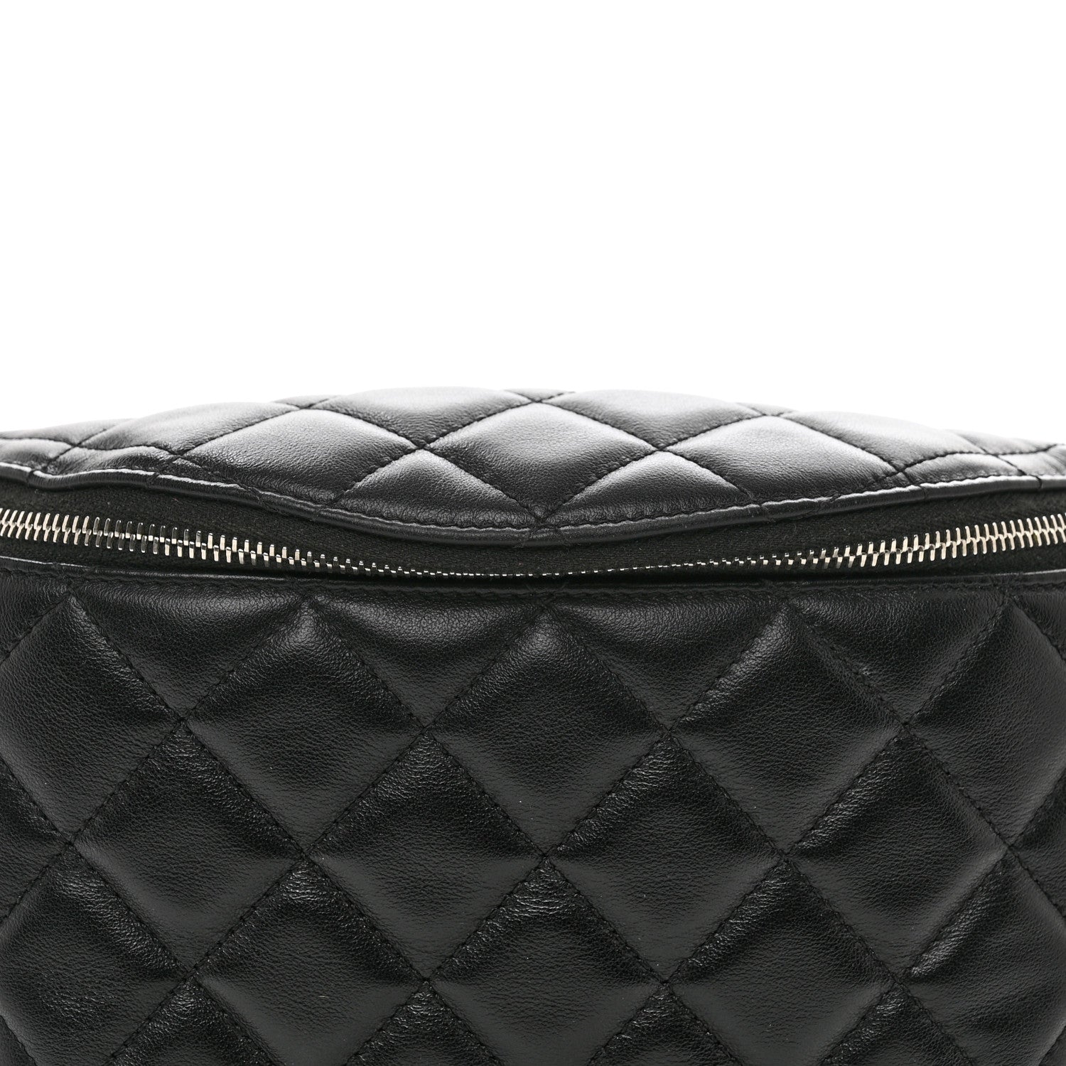 Chanel Calfskin Quilted Waist Belt Bag Black 5 of 10