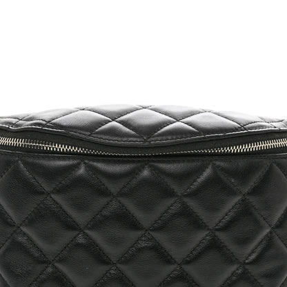 Chanel Calfskin Quilted Waist Belt Bag Black 5 of 10