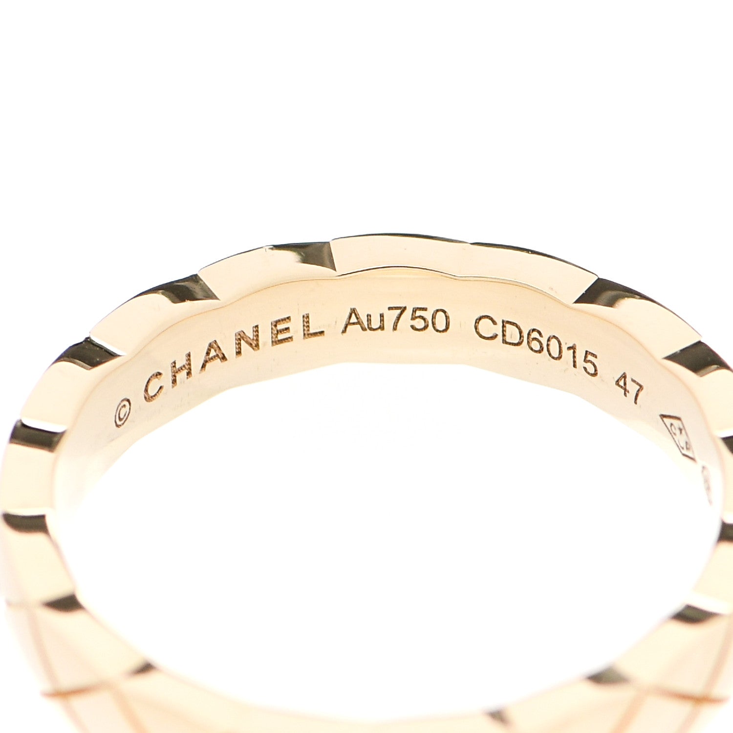 Chanel 18K Yellow Gold Mini Coco Crush Ring 47 4 4 of 6