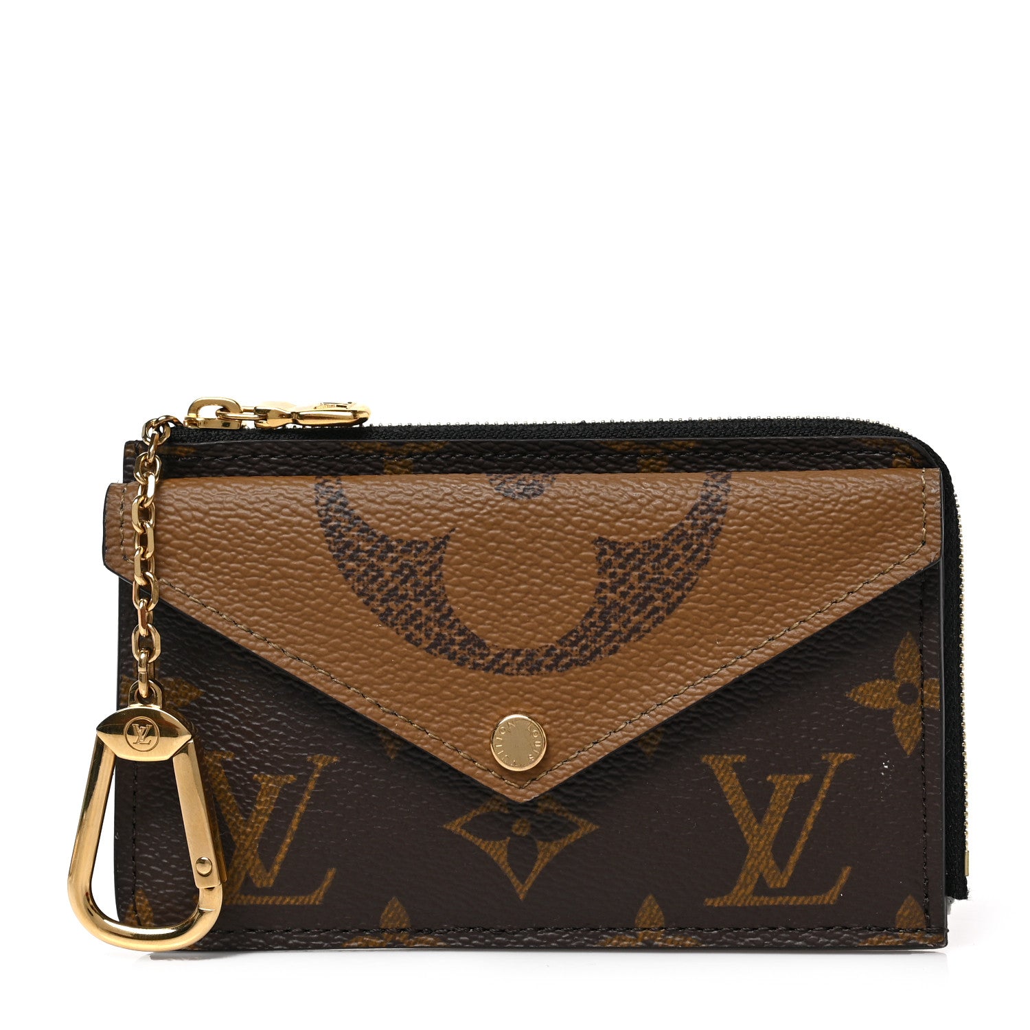 Louis Vuitton Reverse Monogram Recto Verso Card Holder Brown 1 of 7