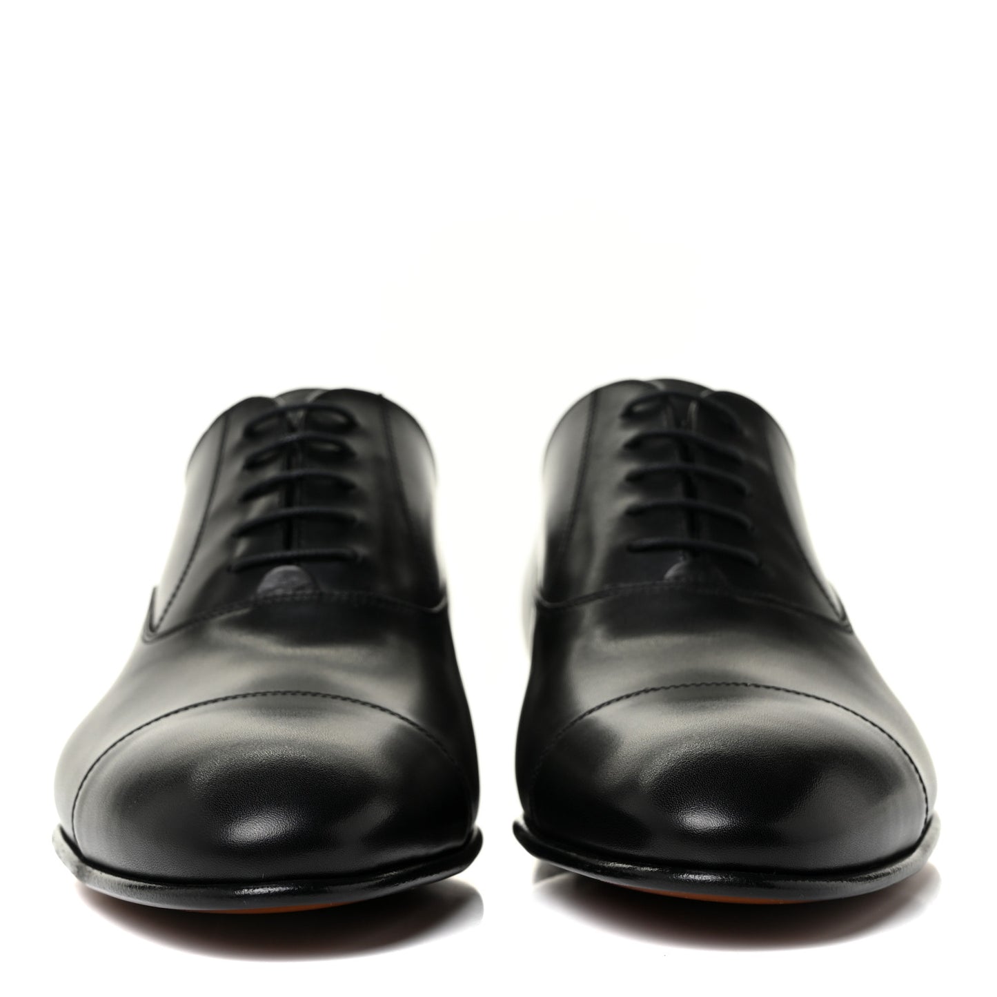 Smooth Calfskin Mens Loafers 42 Black