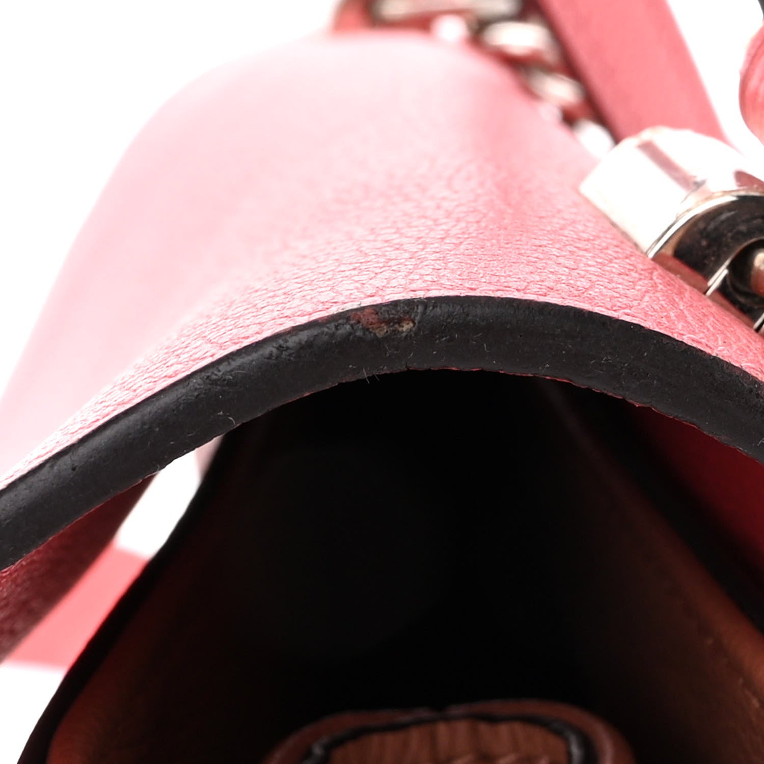 Louis Vuitton Calfskin Lockme II Chain Bag BB Rose Bruyere 11 of 15