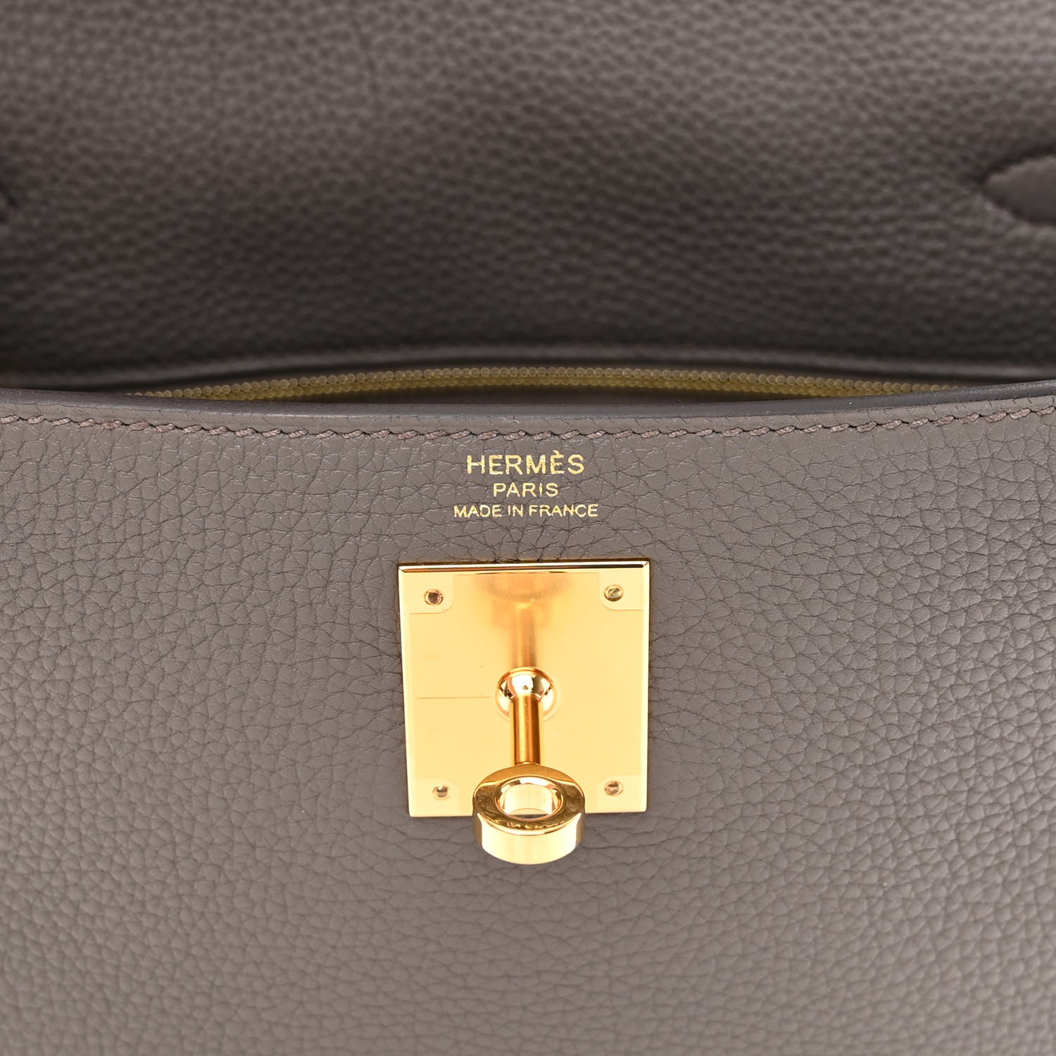 Hermes Togo Kelly Retourne 28 Etain 6 of 11