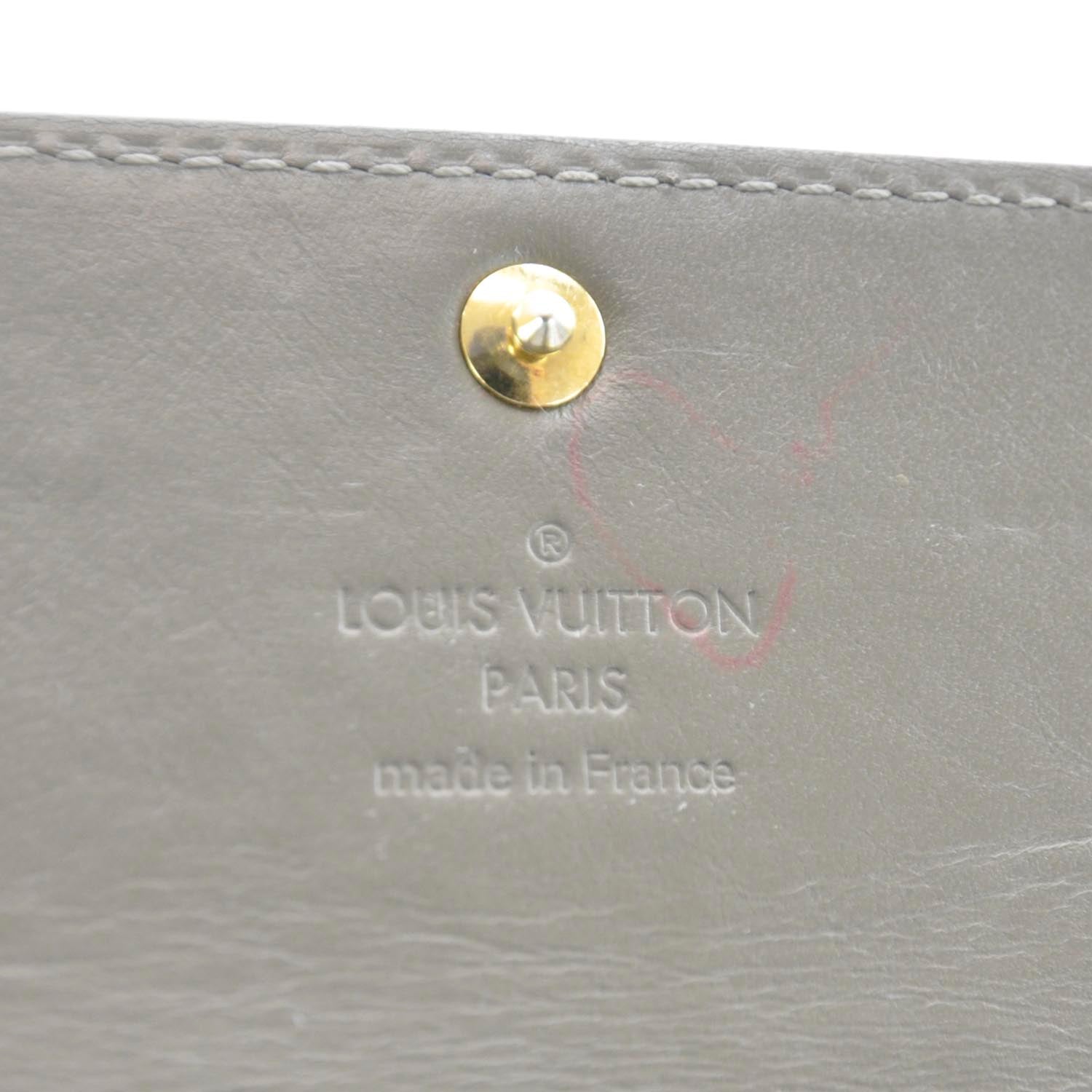 Louis Vuitton Vernis Porte Tresor International Wallet Gris 6 of 8