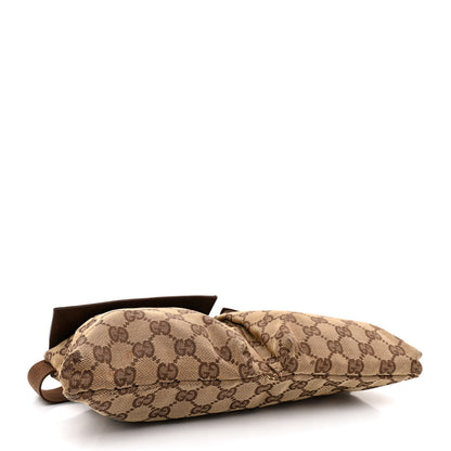 Gucci GG Monogram Web Double Pocket Belt Bag Ebony 4 of 17