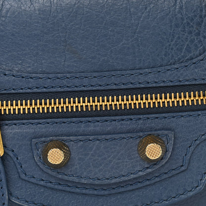 Balenciaga Agneau Giant 12 Gold Hardware Traveler Convertible Backpack Bleu Persan 11 of 11