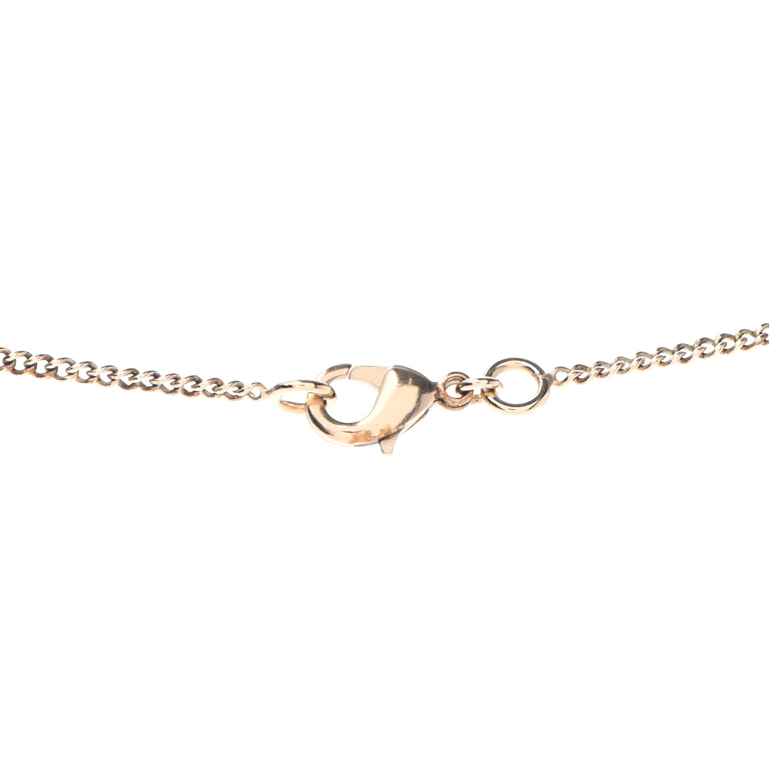 Chanel Crystal CC Bow Necklace Gold 4 of 5