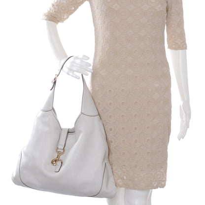 Gucci Leather Large Bouvier Hobo White 2 of 7