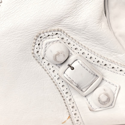 Balenciaga Agneau Giant Brogues Hardware Mid Day White 18 of 29