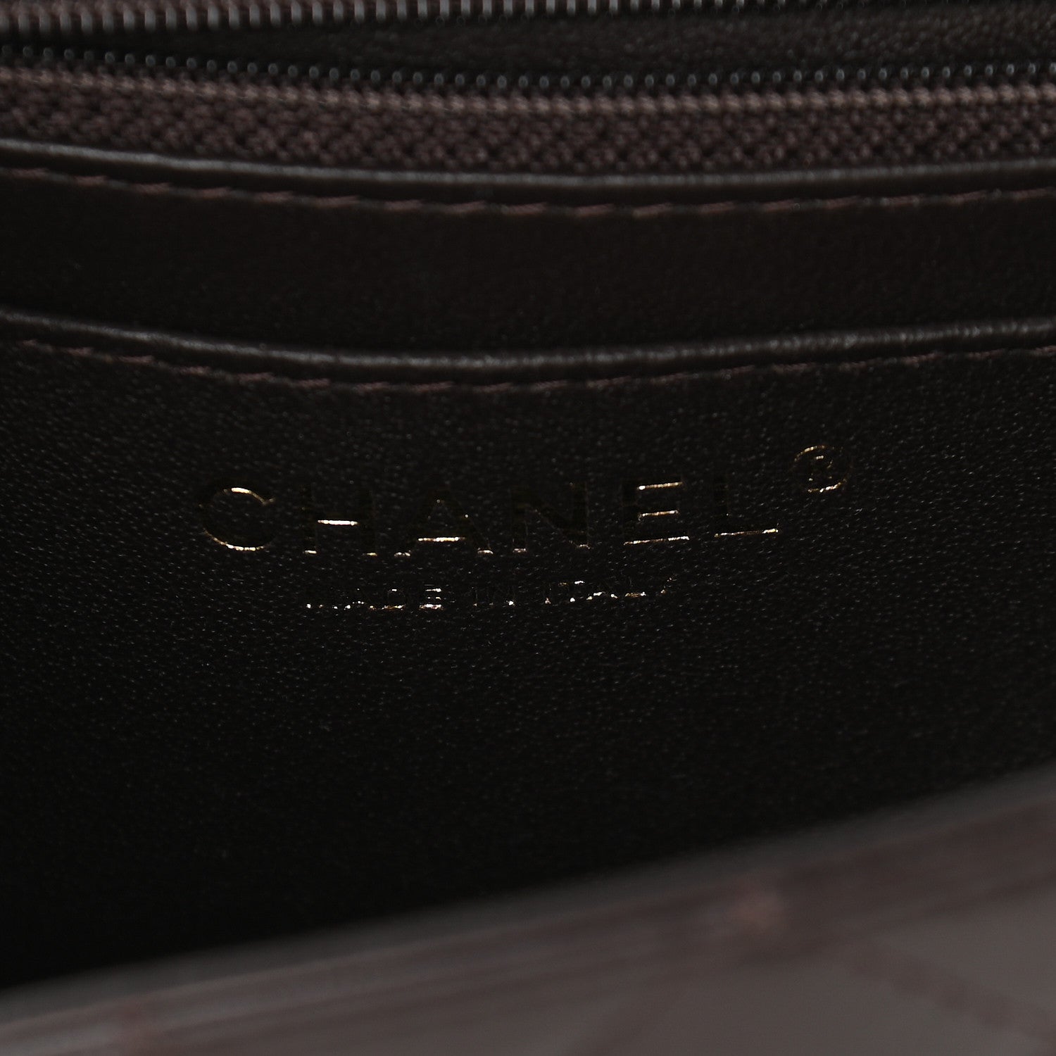 Chanel Lambskin Quilted Mini Rectangular Flap Dark Brown 6 of 9