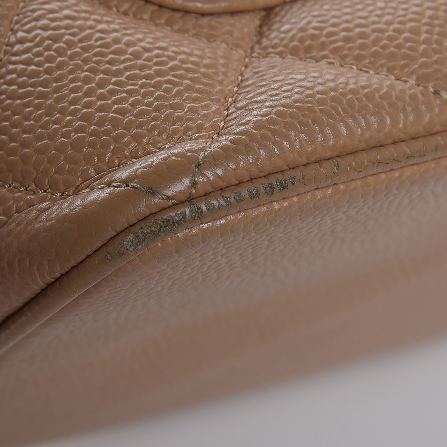 Chanel Caviar Quilted Medallion Tote Beige 11 of 11