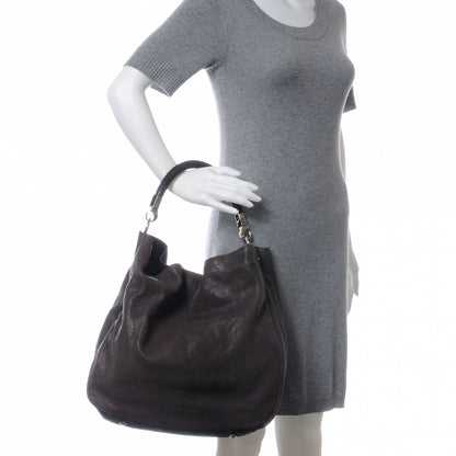 Saint Laurent Leather Large Roady Brown 2 of 8