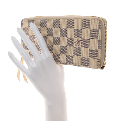 Louis Vuitton Damier Azur Clemence Wallet 2 of 7