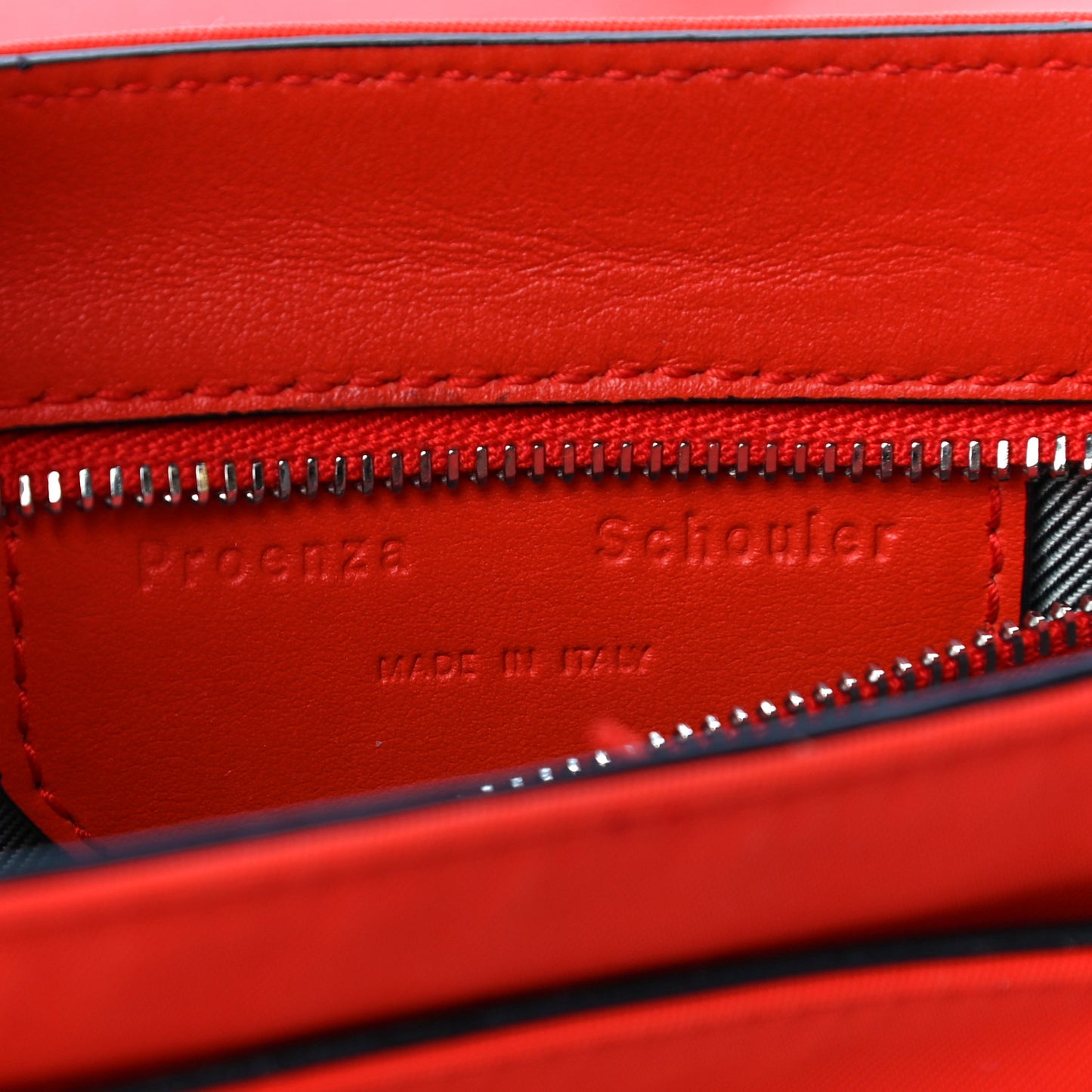 Nylon Calfskin PS1 Pouch Messenger Fire Red