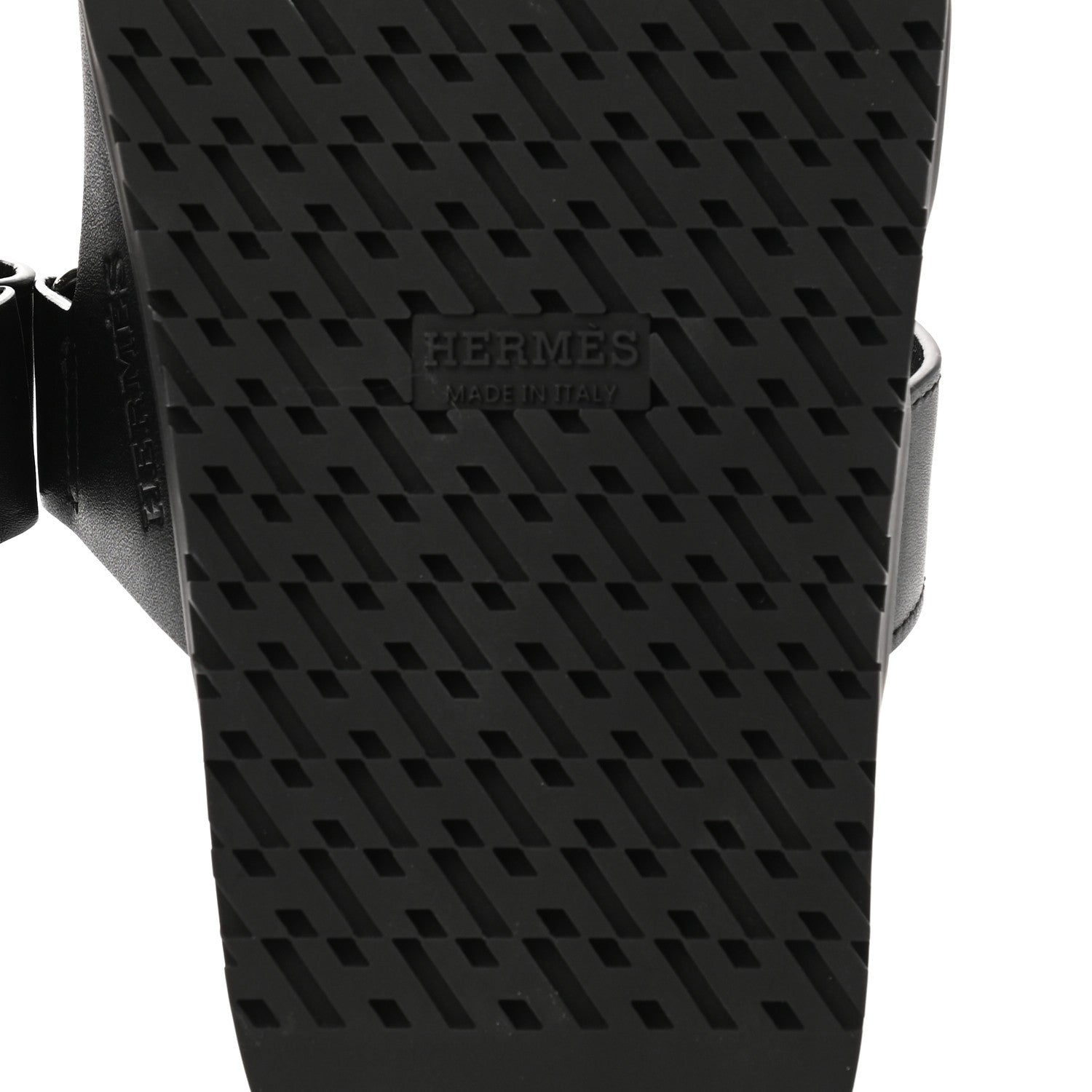 Hermes Calfskin Womens Chypre Sandals 36 Black 6 of 9