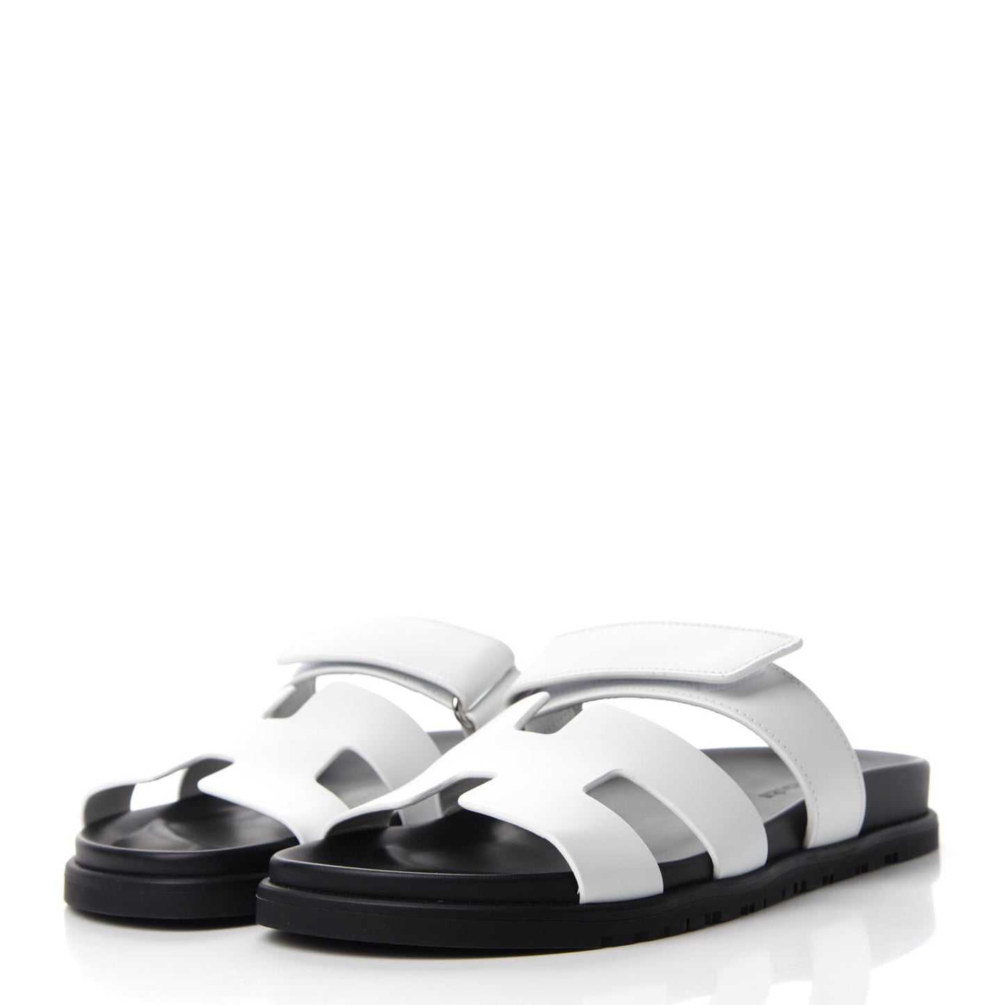 Calfskin Womens Chypre Sandals 40 White