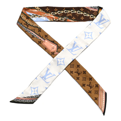 Louis Vuitton Silk Monogram Rising Confidential BB Bandeau Brown 1 of 8