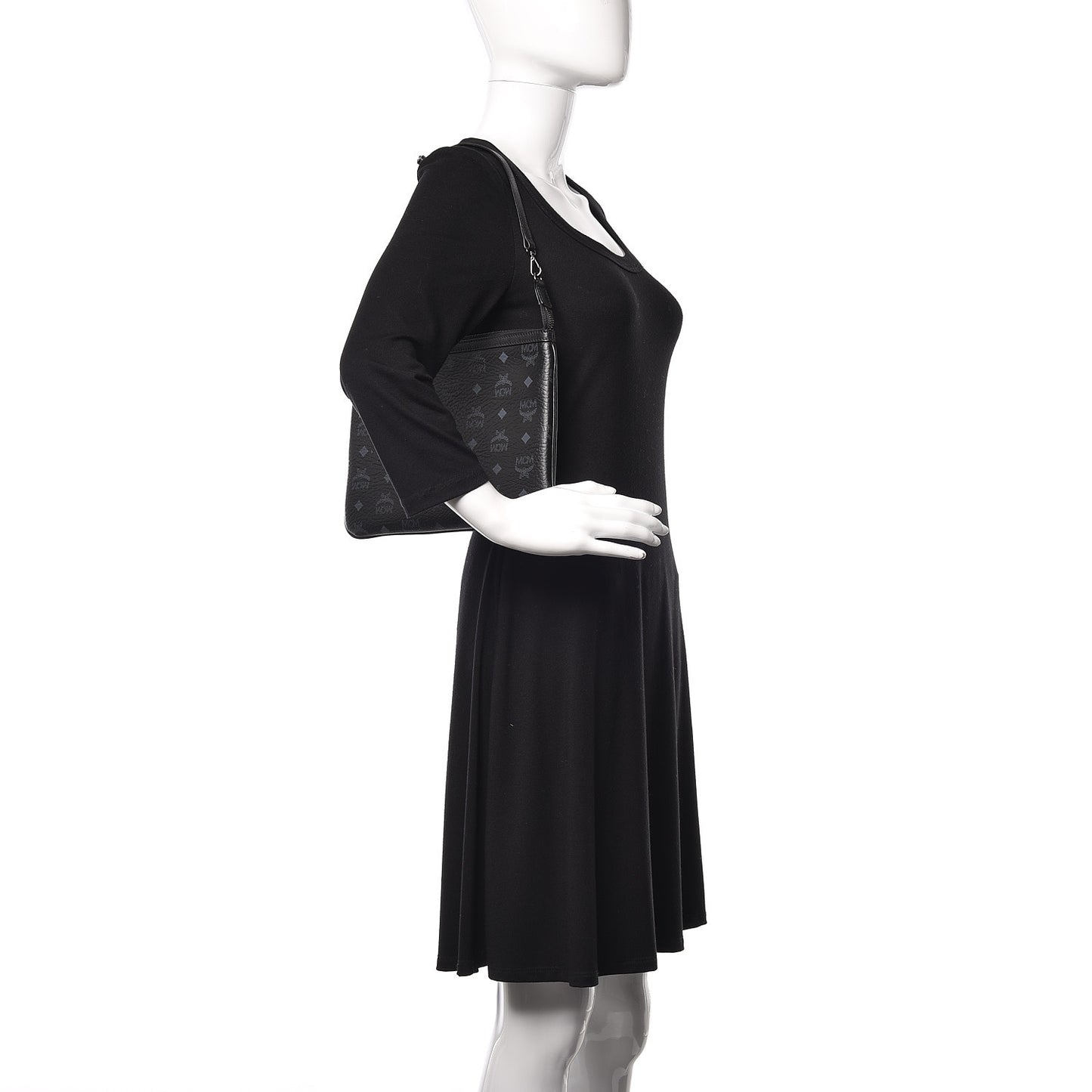 Visetos Liz Shopper Tote Pouch Black