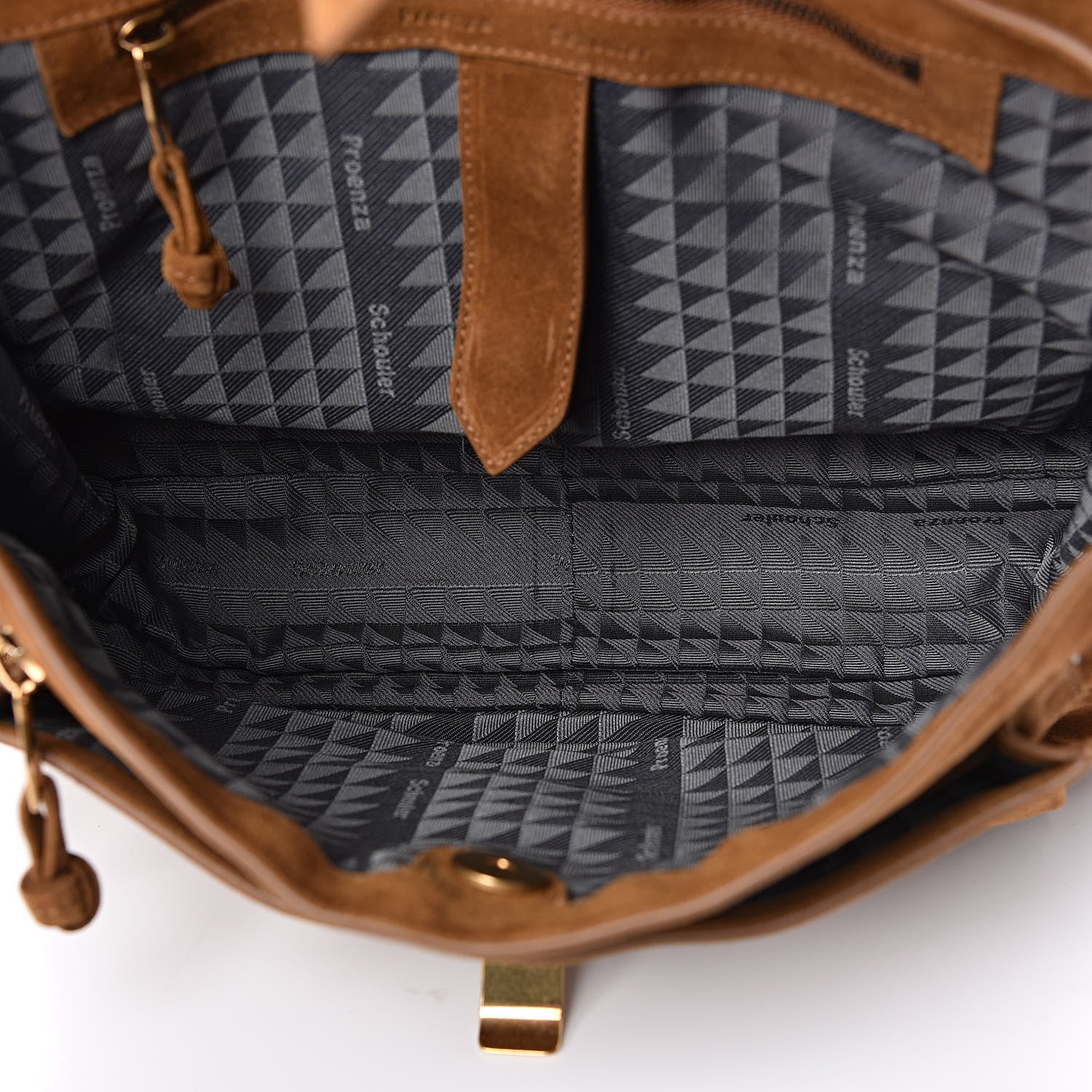 Proenza Schouler Suede Medium PS1 Satchel Tobacco 5 of 10