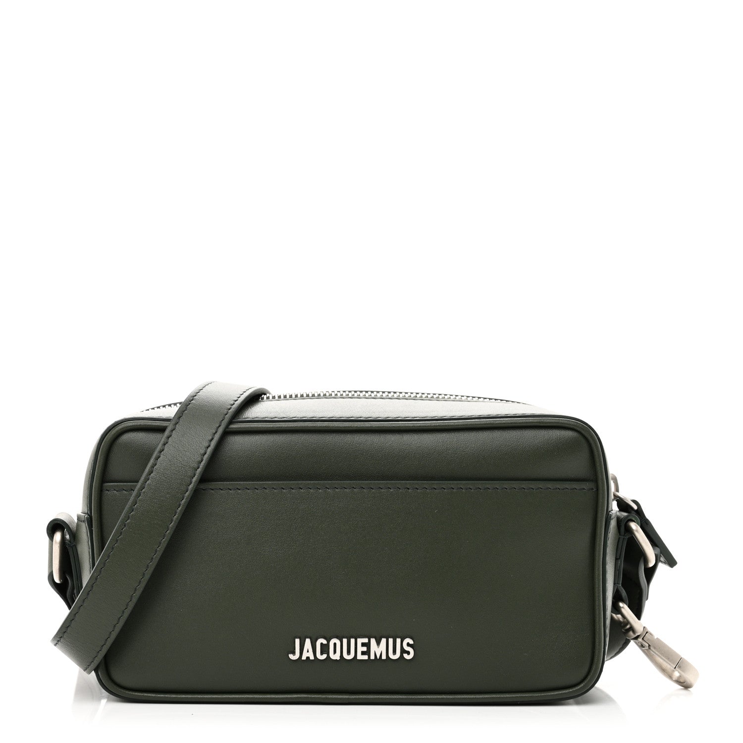 Jacquemus Smooth Calfskin Le Baneto Dark Green 1 of 9