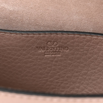 Valentino Garavani Pebbled Calfskin Medium Rockstud Flip Lock Crossbody Bag Poudre 6 of 11