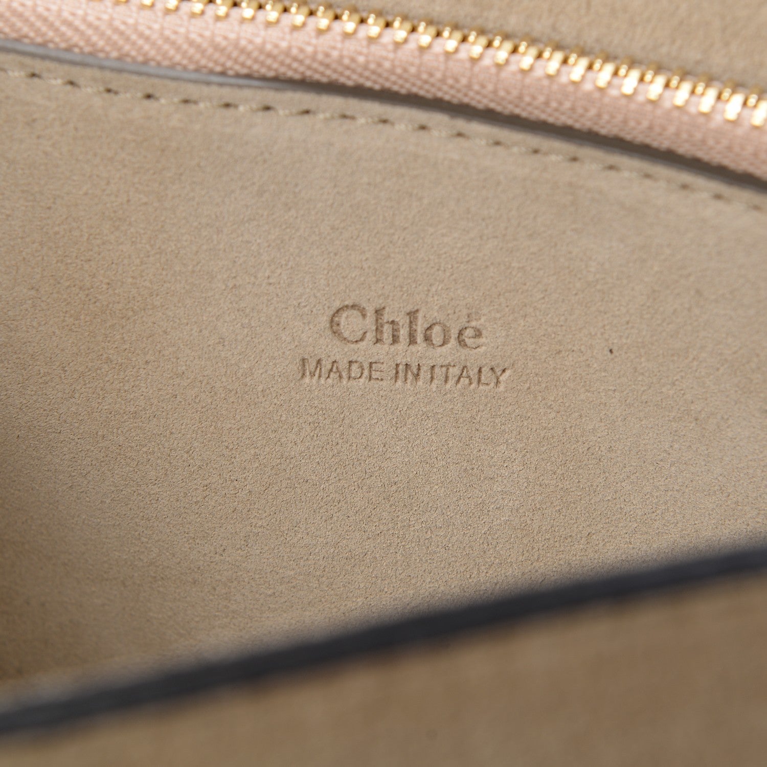 Chloe Calfskin Suede Medium Faye Shoulder Bag Motty Grey 13 of 14