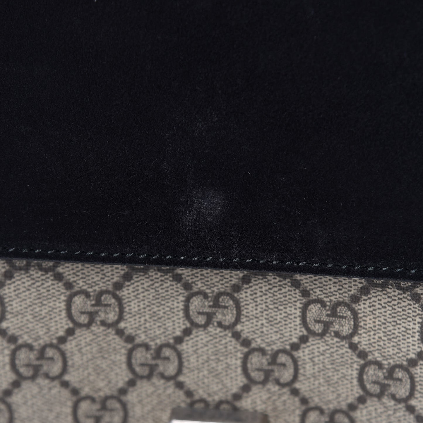 GG Supreme Monogram Crystal Small Dionysus Shoulder Bag Black