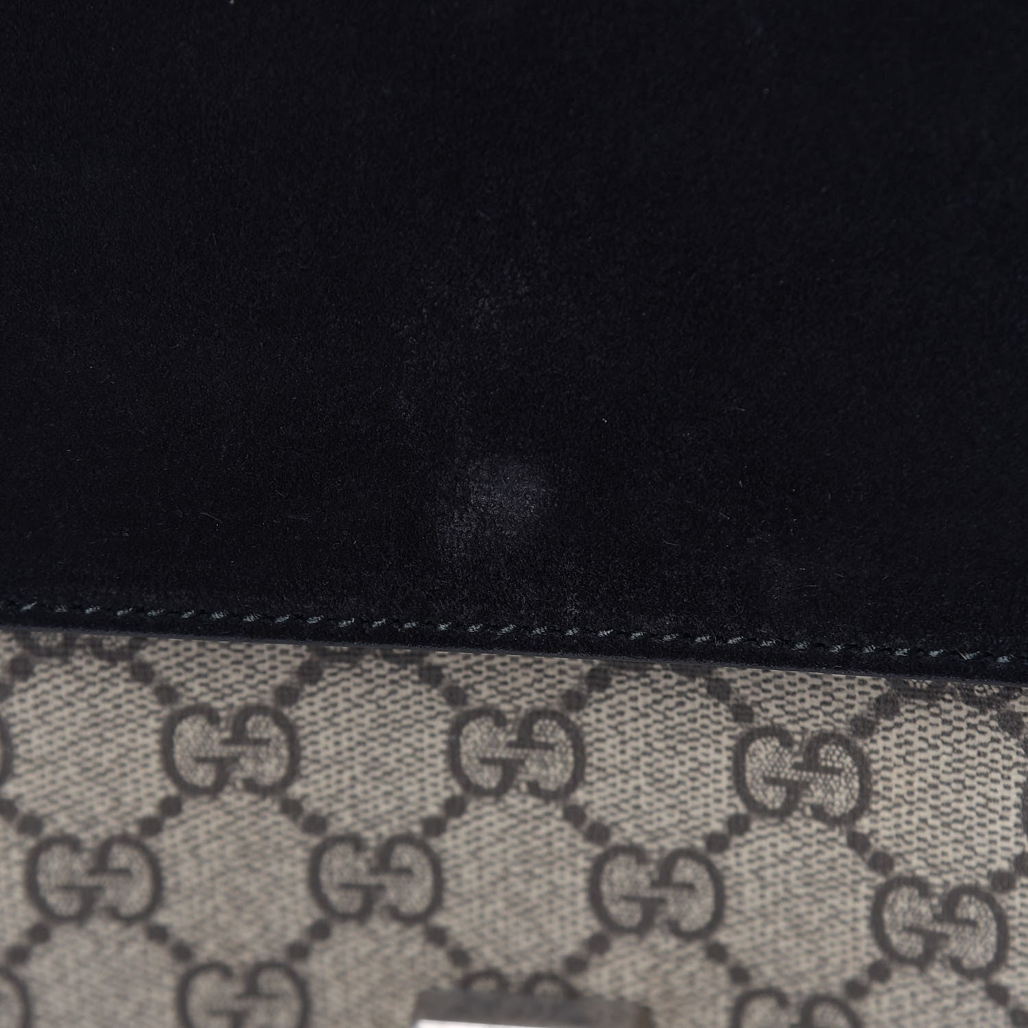 Gucci GG Supreme Monogram Crystal Small Dionysus Shoulder Bag Black 13 of 14