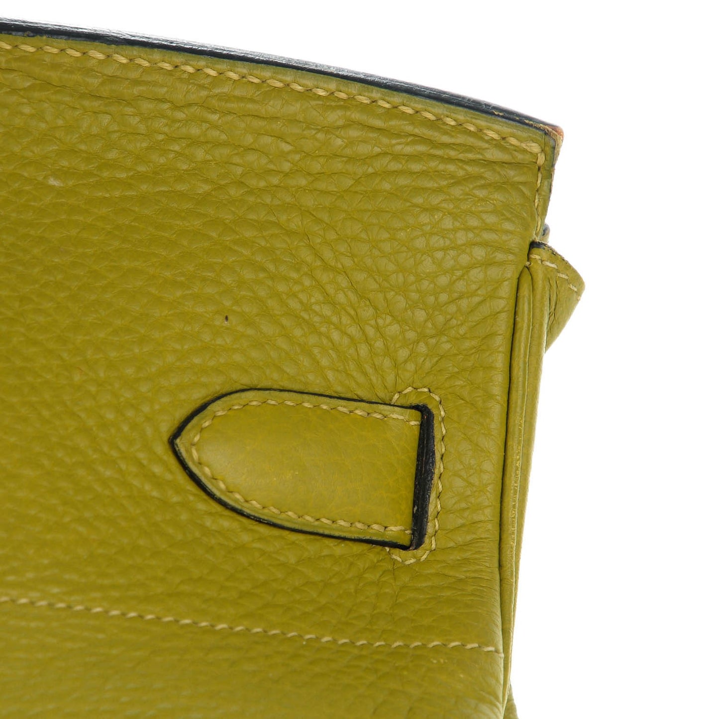 Taurillon Clemence JPG Birkin 42 Chartreuse