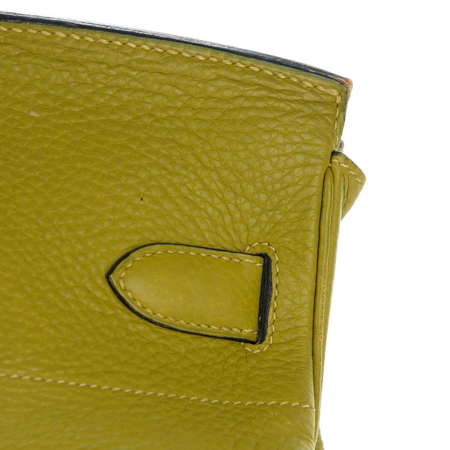 Hermes Taurillon Clemence JPG Birkin 42 Chartreuse 32 of 35