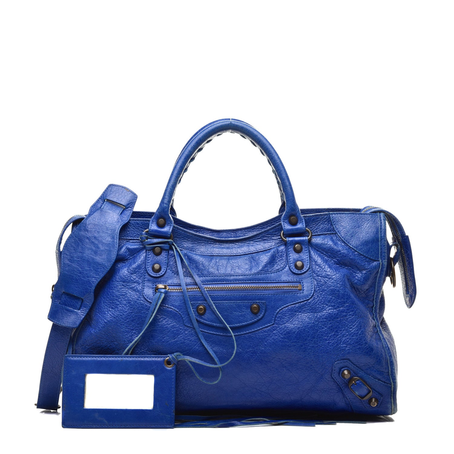 Balenciaga Agneau Classic Hardware City Bleu Lazuli 1 of 9