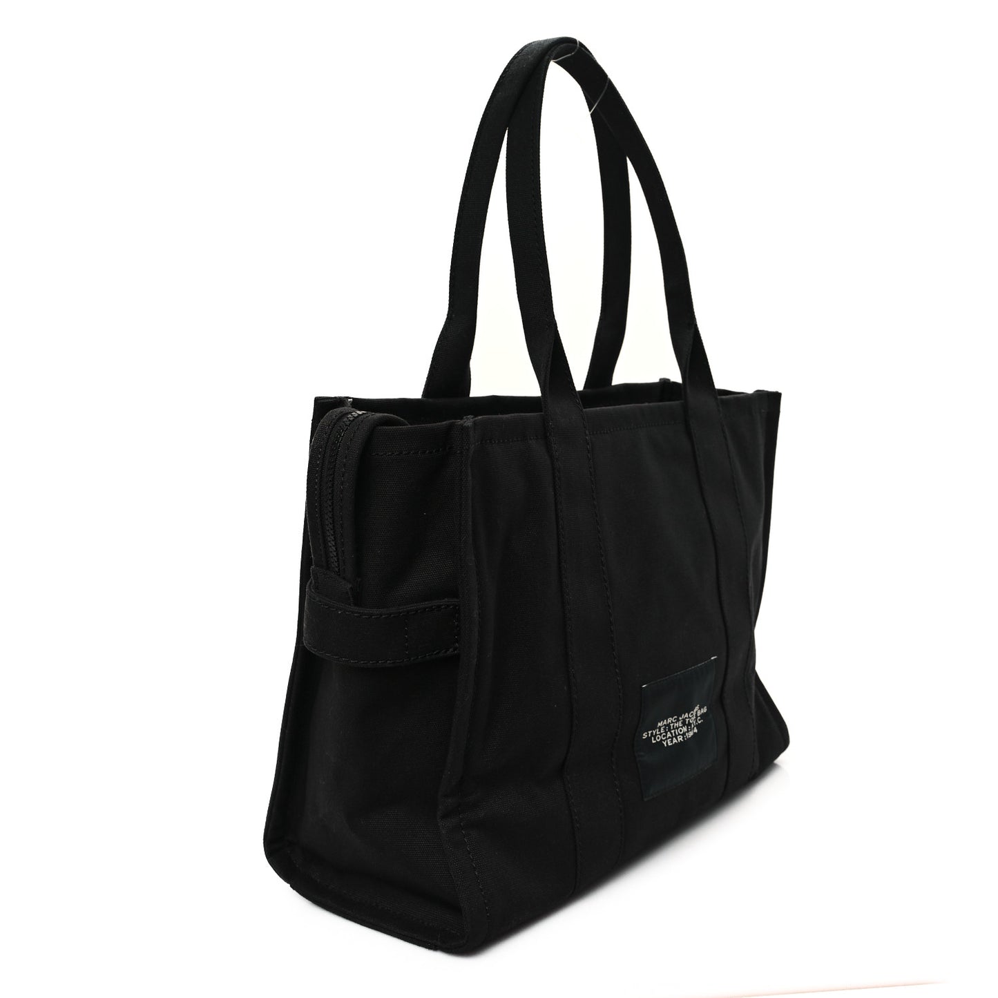 Cotton Canvas Large The Tote Bag Black